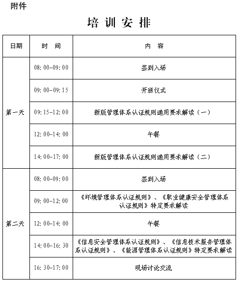 認研中心關(guān)于組織《環(huán)境管理體系認證規(guī)則》等5項管理體系認證規(guī)則解讀暨管理體系 認證能力提升活動的通知